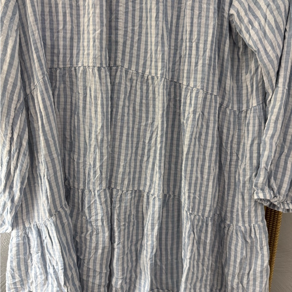 dip Blue & White Striped Tunic Top - Picture 10 of 10
